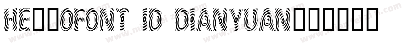 hellofont id dianyuan字体转换